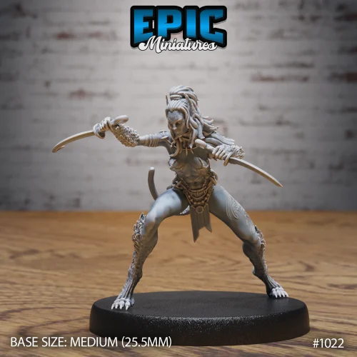 Werejaguar Lady Dagger (Medium)