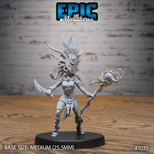 Cannibal Tribe Witch (Medium)