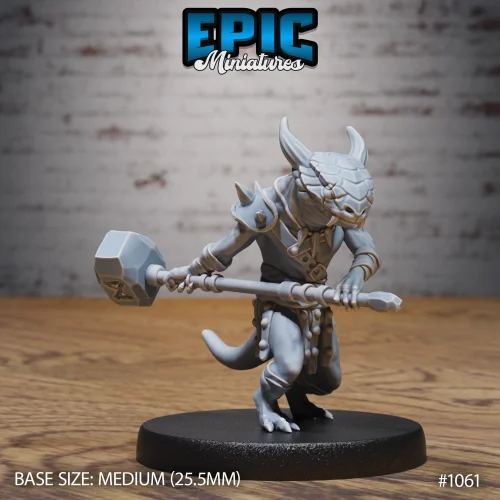 Lizardfolk Hammer (Medium)