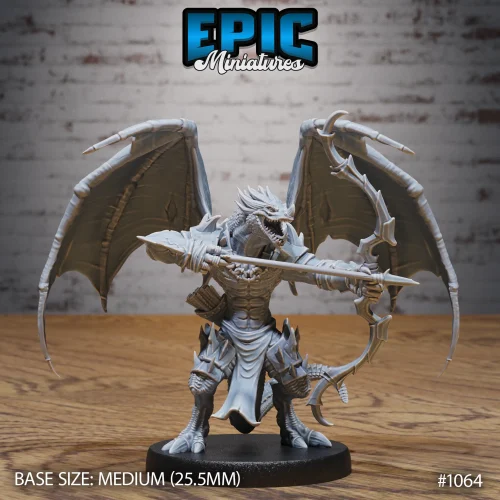 Flying Dragonborn Archer (Medium)