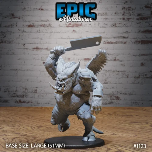 Pig Demon Attacking (Large)