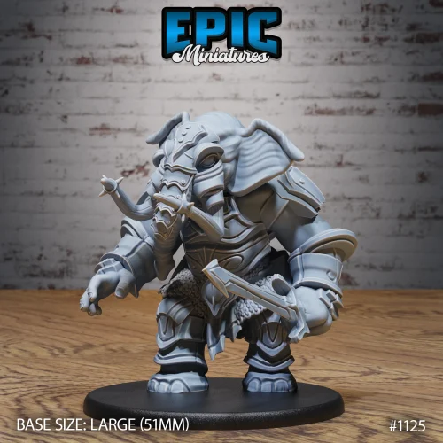 Elephant Folk Paladin (Large)