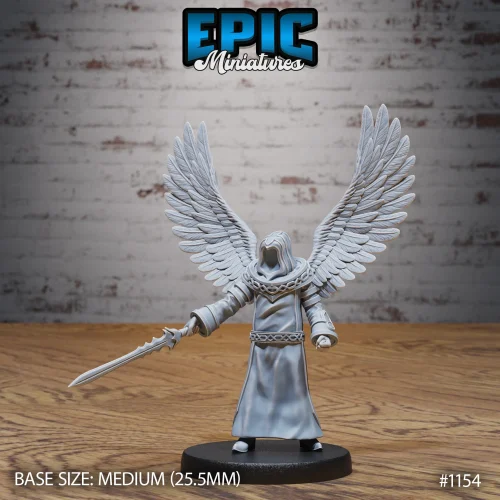 Warrior Angel Commanding (Medium)
