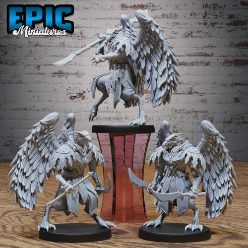 Bird Folk Eagle Swords / Bird Folk Eagle Spear / Bird Folk Eagle Archer Set