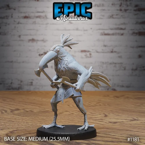 Bird Folk Toucan Berserker (Medium)