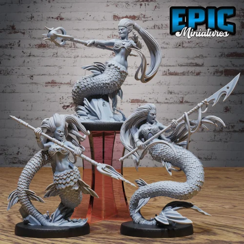 Mermaid Harpoon / Mermaid Staff / Mermaid Trident Set