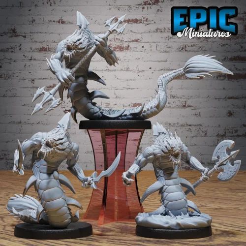 Ocean Naga Dual Trident / Ocean Naga Swords / Ocean Naga Axe Set