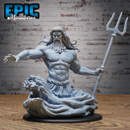 Sea God Poseidon (Huge)