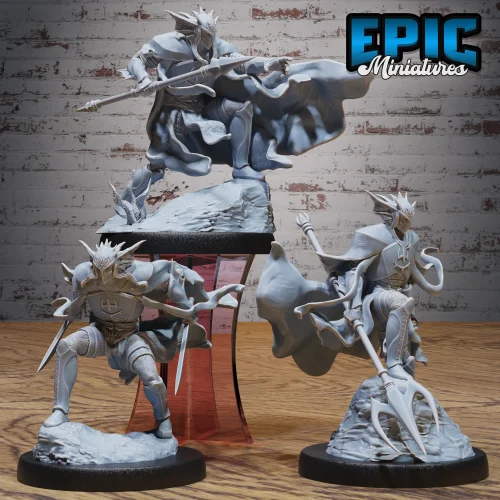 Atlantean Knight Sword / Atlantean Knight Spear / Atlantean Knight Trident Set