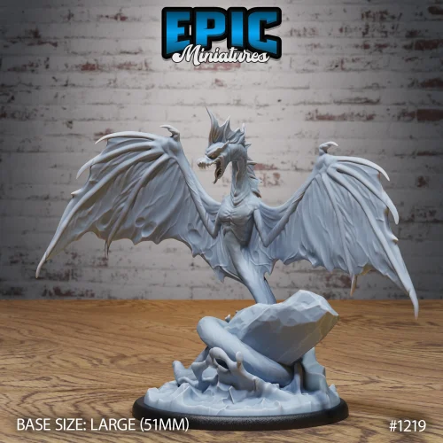 Winged Sea Serpent Rock (Large)