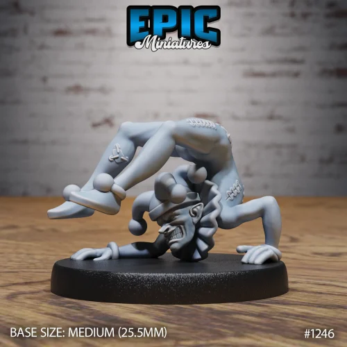 Horror Clown Gymnast (Medium)