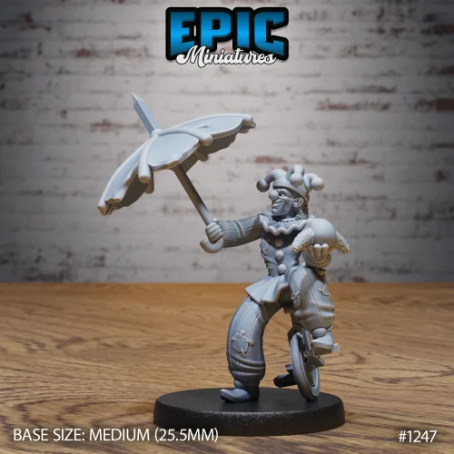 Horror Clown Unicycle (Medium)