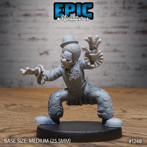 Horror Clown Mime (Medium)