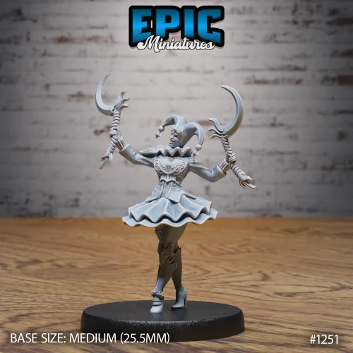 Harlequin Mad Girl (Medium)