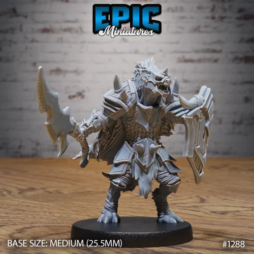 Gnoll Tribe Sword & Shield (Medium)