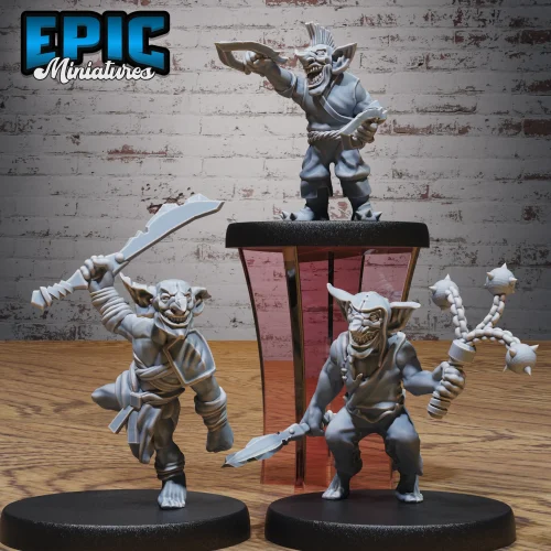 Wicked Goblin Tribe Sword / Wicked Goblin Tribe Brawler / Wicked Goblin Tribe Flail Set