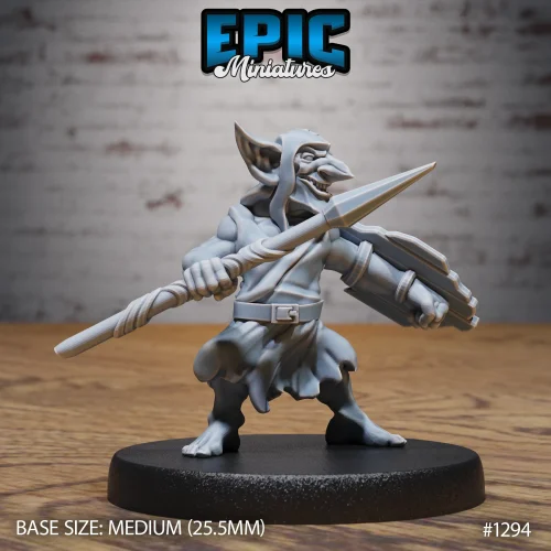 Wicked Goblin Tribe Spear & Shield (Medium)