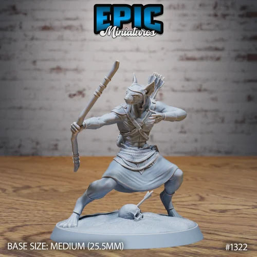 Catfolk Egyptian Archer (Medium)