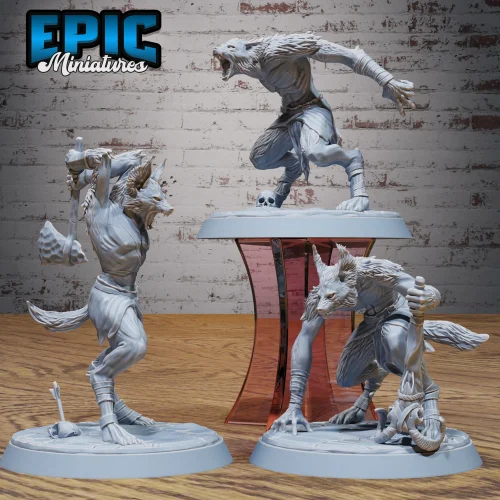 Jackalwere Roaring / Jackalwere Club / Jackalwere Axe Set