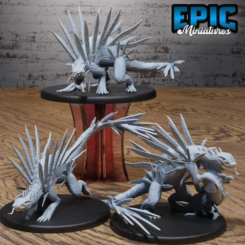 Spiky Lizard Set
