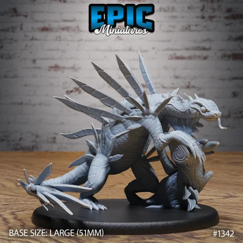 Spiky Lizard Lurking (Large)