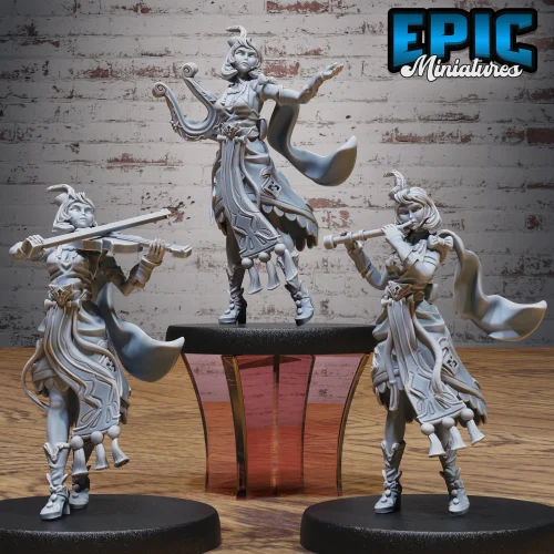 Fiona the Bard Flute / Fiona the Bard Violin / Fiona the Bard Harp Set