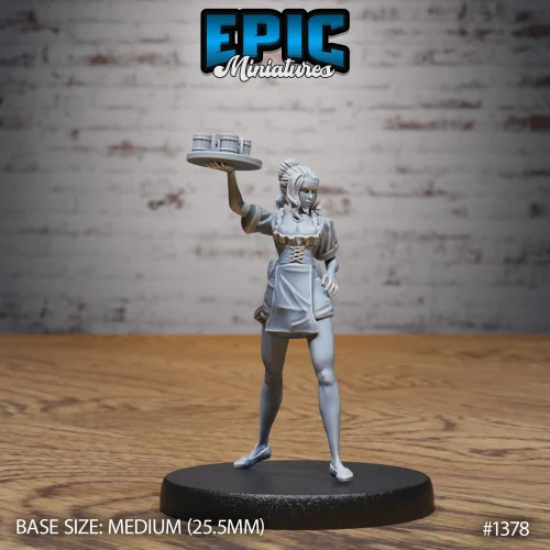 Tavern Waitress Serving (Medium)