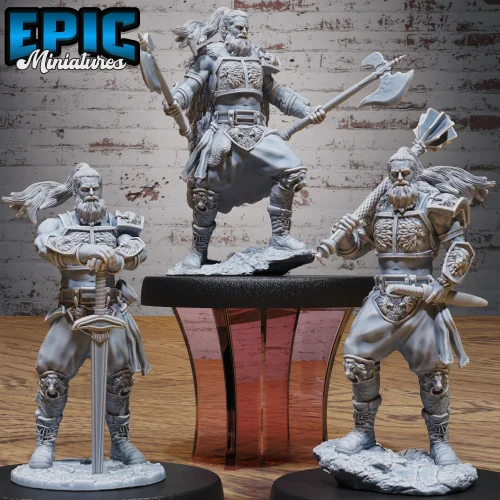 Legendary Warrior Sword / Legendary Warrior Mace / Legendary Warrior Axe Set