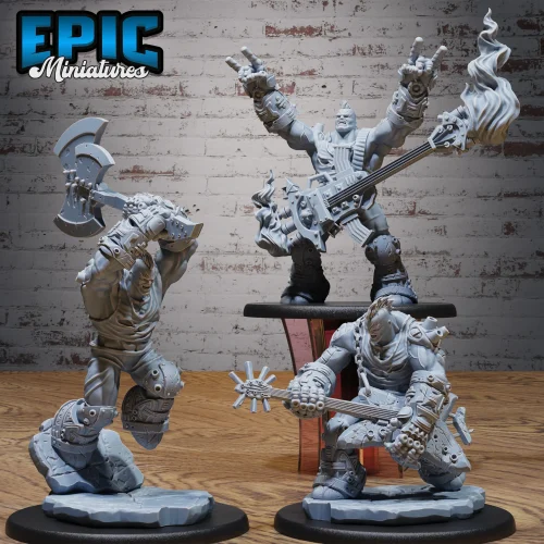 Earth Rocker Guitar / Earth Rocker Attacking / Earth Rocker Rocking Set