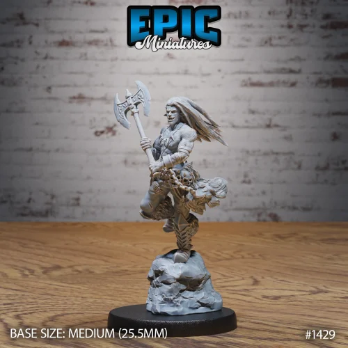 Fire Genasi Axe (Medium)