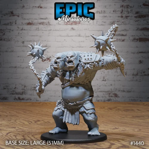 Ettin Tribe Flail Warrior (Large)