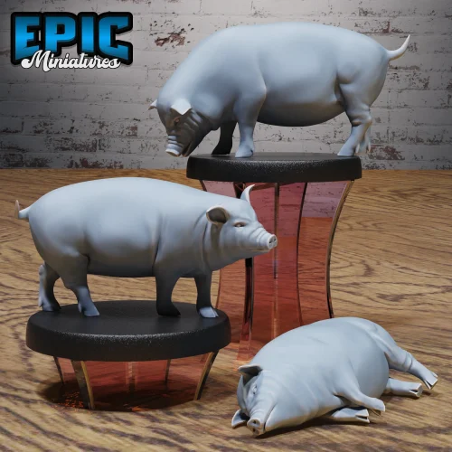 Farm Animal Pig Set