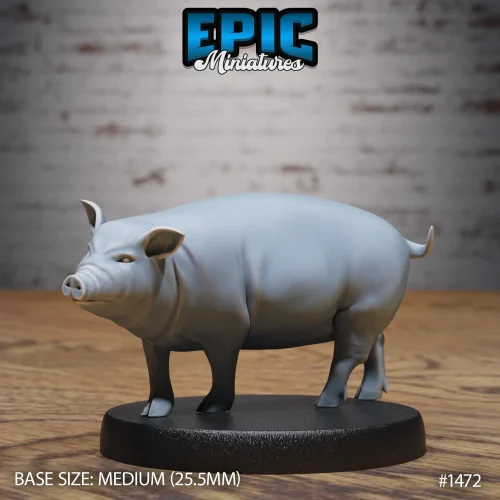 Farm Animal Pig (Medium)