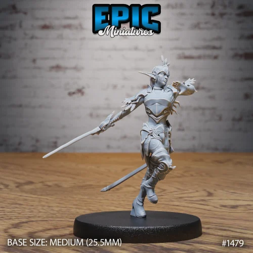 Elven Moon Runner Attacking (Medium)