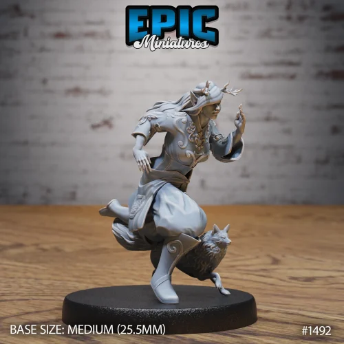 Forest Druid Running (Medium)