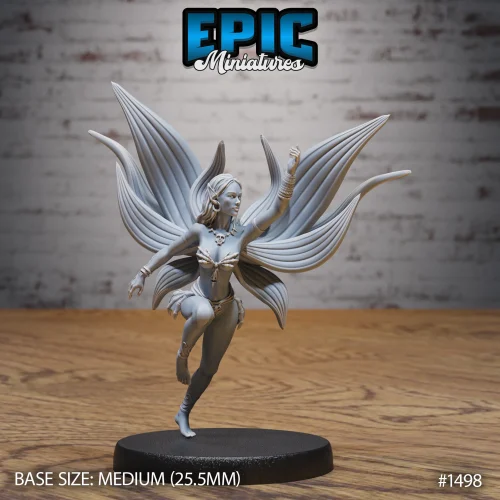 Dark Fairy Flying (Medium)