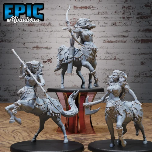 Centaur Female Axe / Centaur Female Archer / Centaur Female Spear Set