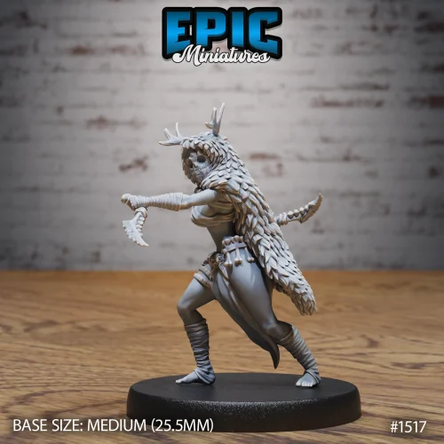 Wood Mask Tribe Warrior (Medium)