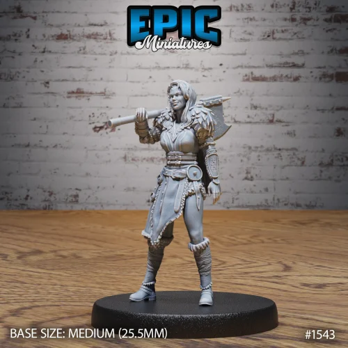 Barbarian Female Confident (Medium)