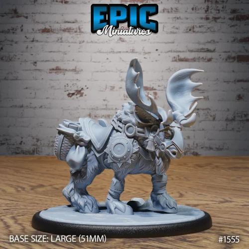 Snow Moose Mount (Large)