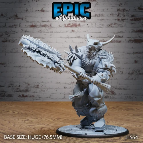 Frost Giant Warrior Attacking (Huge)