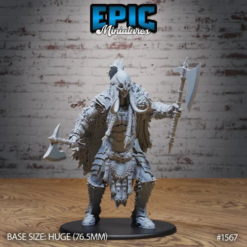 Frost Giantess Double Axe (Huge)