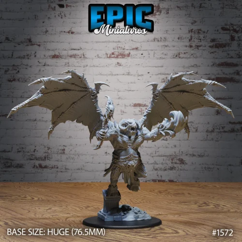 Orc Demon Lord Attacking (Huge)