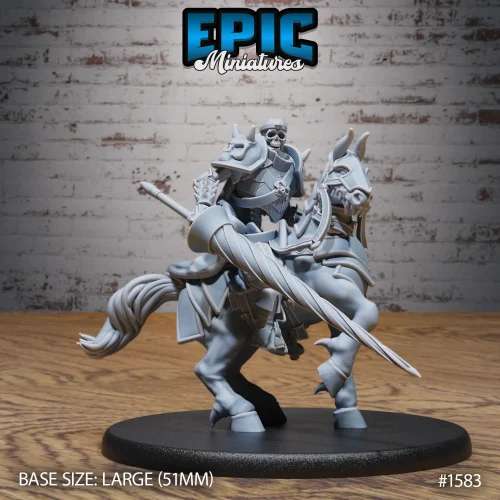 Skeleton Army Lance Rider (Large)