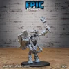 Minotaur Skeleton Mace & Shield (Large)