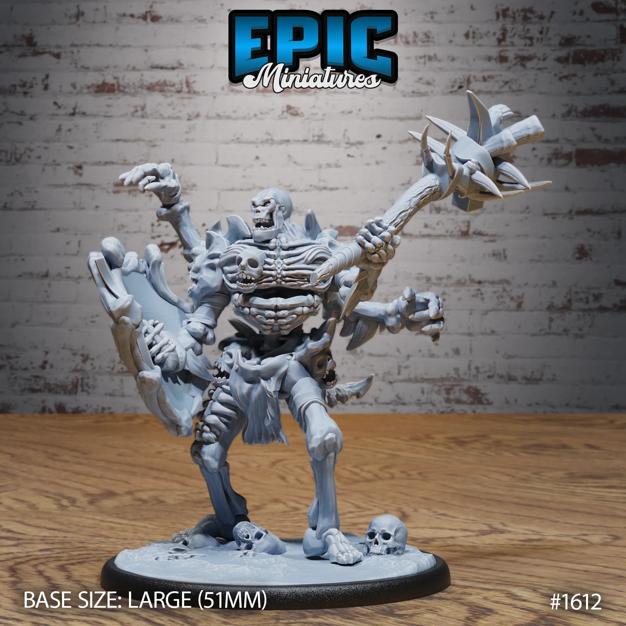 Human Bone Golem Attacking - Variation 1