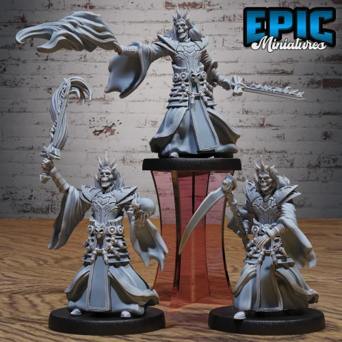 Ancient Lich Scythe / Ancient Lich Magic / Ancient Lich Sword Set