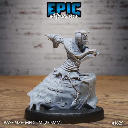 Jiangshi Female Attacking (Medium)