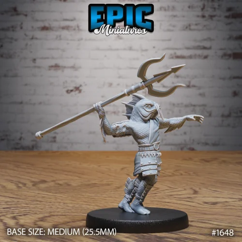 Fish Folk Koi Tribe Trident (Medium)