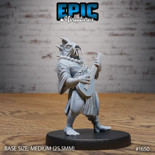 Fish Folk Koi Tribe Bard (Medium)